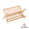 Escurridor de Platos de Madera Dos Pisos Plegable Rejilla Suká - Imagen 2