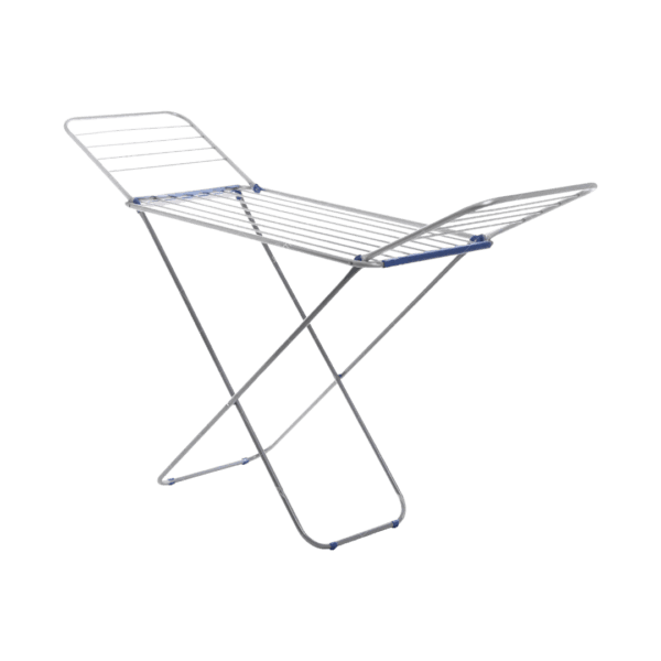 Tender de Ropa Plegable Aluminio Plateado