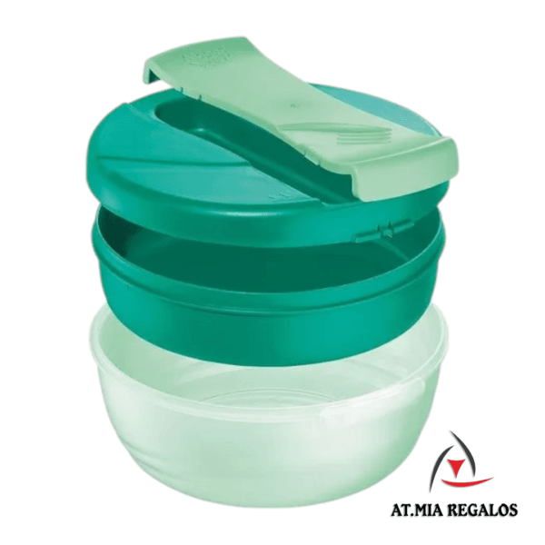 Tupper de Plástico Origins Picnik Bowl Verde Maped 1.4L - Imagen 2