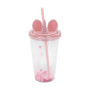 Vaso de Plástico c/Sorbete 18519 Trendy 450ml