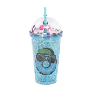 Vaso de Plástico c/Sorbete 18524 Trendy 450ml