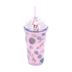Vaso de Plástico c/Sorbete 18525 Trendy 450ml