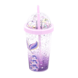 Vaso de Plástico c/Sorbete 18527 Trendy 450ml