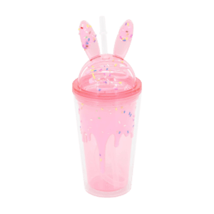 Vaso de Plástico c/Sorbete 19020 Trendy 450ml