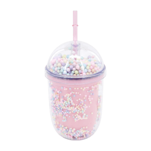 Vaso de Plástico c/Sorbete 19021 Trendy 350ml
