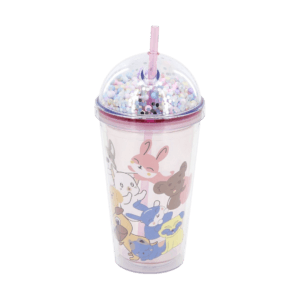 Vaso de Plástico c/Sorbete 19022 Trendy 450ml