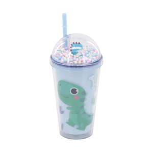 Vaso de Plástico c/Sorbete 19025 Trendy 450ml