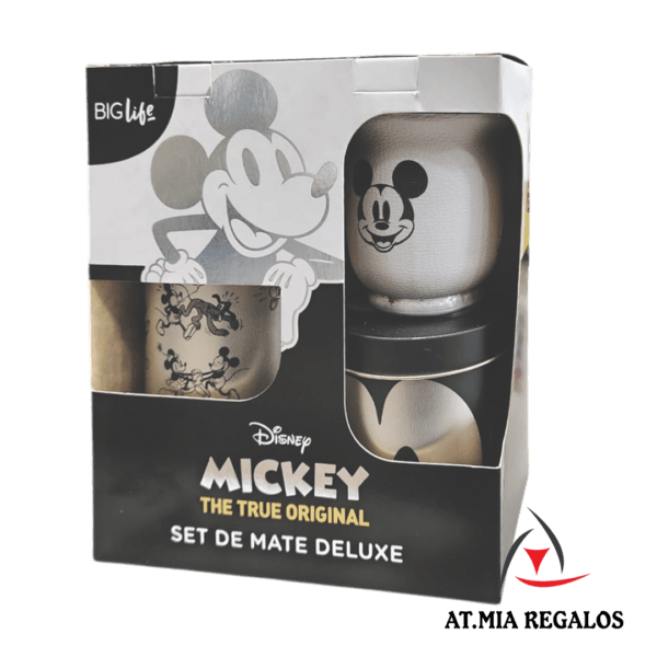 Set de Mate Deluxe Mickey The True Original BigLife - Imagen 2