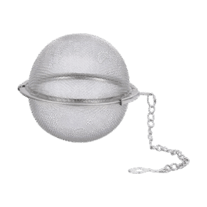 Infusor Para Té Colador Bola Acero Inoxidable c/Cadena 4.5cm