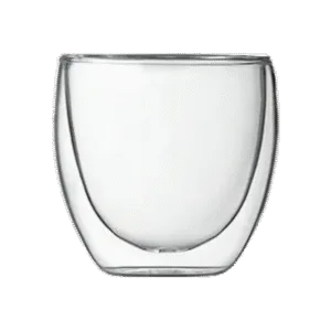 Taza de Doble Vidrio Café S/Asa Fondo 150ml