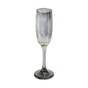 Set x6 Copas de Vidrio Para Champagne Diseño Gris 200ml