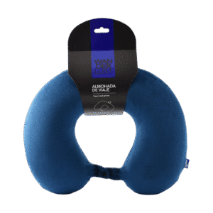 Almohada de Viaje Azul Liso 38205 Wanderlust
