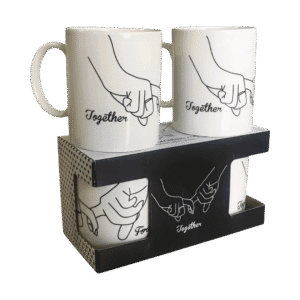 Set x2 Tazas de Cerámica Together 350ml