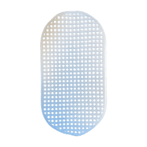 Alfombra Para Baño Cuadradas De Goma Con Sopapas Antideslizantes 60x33 cm