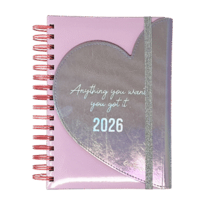 Agenda 2026 Mooving Quitapesares Espiral DXP 15x21 cm