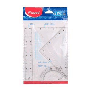 Set x4 Reglas Maped Geométrico