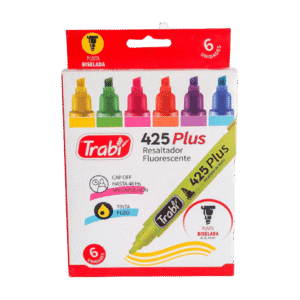 Resaltadores de Colores Trabi 425 Plus x6