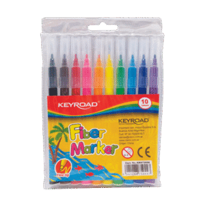 Marcadores de Colores Keyroad Fiber Marker x10
