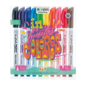 Marcadores de Colores Mooving Infinitos x10
