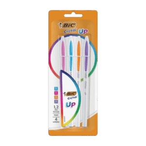 Boligrafo Lapicera de Colores BIC Cristal UP x4