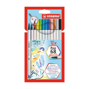 Marcadores de Colores Stabilo Brush Pen 68 x12
